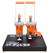 플라스틱 가정용 바인딩제본기 바인딩 기계 재무 회계 바우처 바인더 자동 핫멜트 책 수동, Black+EU