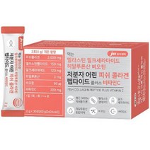 JW중외제약 먹는 엘라스틴 밀크세라마이드 히알루론산 비오틴 저분자 어린 피쉬 콜라겐 펩타이드 플러스 비타민C 30p 1개 60g, 60g × 2개