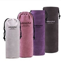 고급 휴대용 물병 주머니 케이스 파우치 보온 보냉, 분홍색