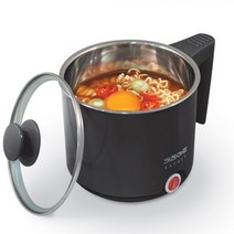 키친아트 1L 독립선물 싱글 스텐 라면포트 휴대용 찌개 1인식사 분리코드 국