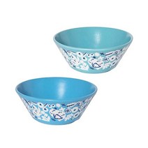 접시 그릇 미노루 도기 Minorutouki 중접시 KUKKA 민트 그린 아쿠아 블루 직경 22cm 경량 플레이트 2 색 입, 2 색 세트 (민트 그린 아쿠아 블, 직경 13cm