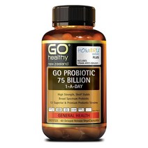 뉴질랜드 직구 고 헬시 하루 한알 유산균 Probiotic 750억 75 Billion 60베지캡슐 1PACK, 수량, 상세참조