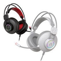 앱코 N310 가상 7.1 RGB 게이밍 헤드셋 화이트