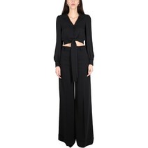 Moschino 모스키노 크롭 실크 블라우스 02140537_0555