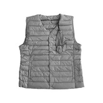 커밍투유 오리털 경량 패딩 조끼