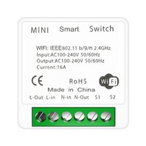 Zigbee 3.0 미니 차단기 앱 제어 양방향 스위치 DIY 스마트 홈 자동화 모듈 투야 알렉사 구글 앨리스 16A, 01 zigbee smart switch_01 16A