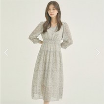 [로엠 ] 잔꽃나염 쉬폰 롱원피스 RMOWB38R15