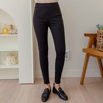 로로텐 스판 슬림 스키니 밴딩 바지 면 여성 빅사이즈