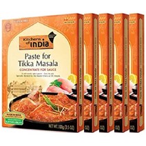 키친오브인디아 인도정통 티카마살라 100g / 인도난 코코넛밀크 커리, 티카마살라커리 100g x 5개