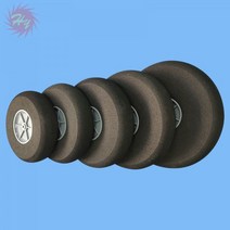 만소리휠 20인치휠 휠캡 랜딩 기어 라이트 폼 스폰지 휠 직경 25mm110mm RC 항공기 모델 교체 부품용 소형 타이어 2 개, 2pcs D55mm