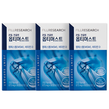 필리서치 옵티머스트 OPTI MSM 99.9% 관절연골 건강기능식품 90정, 3개