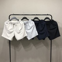 맨스토리 남자 여름 아이스 스판 쿨 밴딩 냉장고 반바지