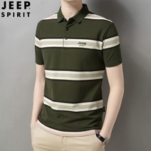 지프 스피릿 남자 반팔티 여름 반팔 옷깃 코튼 반소매 티셔츠 티셔츠 캐쥬얼 조커 티셔츠 잘 생긴 티셔츠 36155