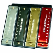 하모니카 홀 하프 오르간 뮤직 센스 트레이닝 입 악기, 블랙 GD13237