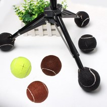테니스 공 볼 연습 용품 연습구 시합구 precut walker tennis ball Furniture 슬라이더 발 보호대 플러그 먼지 커버 홈 장식 테이블 의자 양말, 4가지 브라운 컬러