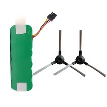 14.4V 3500mAh 충전식 배터리 팩 팬더 x600 x800 용 사이드 브러시 kitfort kt-504 로봇 식 진공 청소기 부품 액세서리