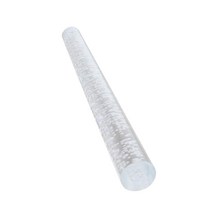 Fielect 아크릴 원형 막대 20mm x 250mm 투명 플라스틱 라운드 로드 PMMA 바 1개, transparent, 20 x 250mm（D L）