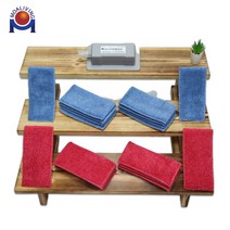 모아리빙 극세사칠판지우개_모음전10P 칠판지우개, 블루, 본체(물지우개)1개+마커용(L)10매