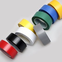 국산 바닥 라인 테이프 48mm x 30M 난연 9가지 색상, 황색