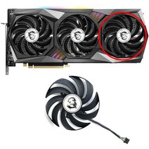 gtx980ti오리지널 PLD09210S12HH 90MM 4 핀 MSI 지포스 RTX3080 3080Ti 3060 Ti Rtx X Trio 그래픽 카드 F, 02 1PCS