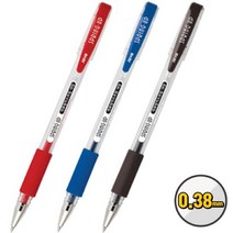 필기구 자바 스프링업 중성펜 0.38mm 낱개 볼펜, 적색, 본상품선택