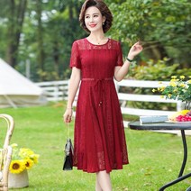 중년여성의류 여름 50대 60대 루즈핏 빅사이즈 원피스 엄마옷 미시스타일 마담브랜드의류
