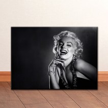 mon013 인물 유명인 영화배우 마릴린먼로 캔버스액자, 무광일반_S_16cm x 23cm