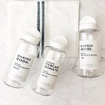 뽀득뽀득 가루세제통 천연세제 소분용기 국내제작 주방세제 디스펜서 베이킹소다 구연산 과탄산소다, 1개, 투웨이캡-600ml밀크화이트