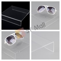 SY몰 ㄷ자 아크릴 진열대 180X180X40MM 악세사리진열대 화장품매대