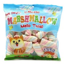 멜로우 트위스트머쉬 (135g) 오피스 식품 미니 사탕 간식 초코 과자 수입 스낵, 1, 본상품선택
