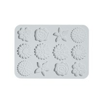 실리콘몰드 - 플라워 6종 12구 꽃몰드