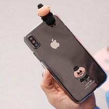 [바보사랑] 코지 미스터앤걸 어부바 투명젤리 다기종, 상세 설명 참조, 기종선택:갤럭시S9 / 색상:걸패턴