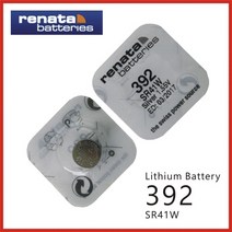 RENATA 스위스 정품 손목시계 배터리 교체 시계약 건전지, RENATA 392(SR41W) - 1알