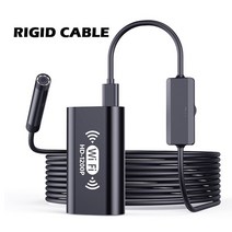 누수탐지기 내시경카메라 배관 감지기 하수도 산업용 휴대용 스마트폰 내시경 초소형 청음식 카메라 청진기 청음누수 탐지기 장비 wifi endoscope camera 8mm 8, 협력사, 10m, 검은색 단단한 케이블