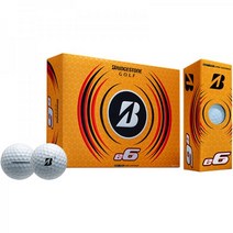 브리지스톤 2023 e6 골프공121111, White, #1-#4, 12-Ball Pack