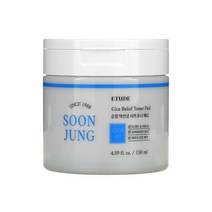 Etude Soon Jung 시카 Releif Toner Pad 4.39 fl 온스(1온스=약30g) (130 ml)
