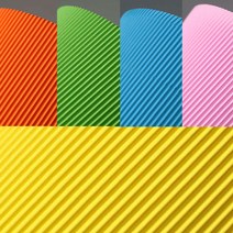 [두성] 4절 골판지 색상선택 - 골판지공예 종이공예 골지공예 골판지접기 색골판지, 36.백색