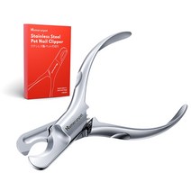 Homerunpet 애완 동물 발톱 스테인레스 고양이 소형 개 토끼 니퍼 타입 네일 클리퍼 초보자 작은 동물 48HRC 홈 램펫