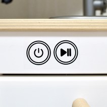 [전원버튼] 이케아 둑티그 주방놀이 리폼 DIY 스티커 전원버튼
