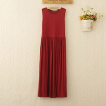 퀸앤조이 미녀44 매일 여행가요 편한 모달 원피스