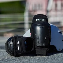 인라인 보호대 스케이트보드 킥보드 무릎 팔꿈치 자전거보호장비, S, 블랙