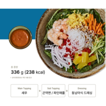 준이네클렌즈 간편도시락 다이어트식단 야채샐러드 다이어트샐러드 브런치 9종, 쉬림프 포 샐러드 x 1개