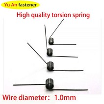 알리 Aliexpress V-스프링 1.0 와이어 직경 토션 소형 스프링 헤어핀 180/120/90/60 도 10 개 115127, 1.0mm, 6.0mm, 6 laps 120 degrees