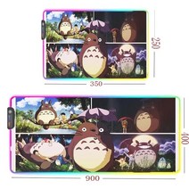 rgb 장패드 MRGLZY-대형 USB 게임 홈 마우스 패드 빛나는 RGB 램프 카와이 사무실 인터넷 카페 키보드, 04 9_02 Thickness 4MM