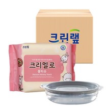 크린랲 크리멜로 내츄럴 프리미엄 물티슈 휴대용 (20매) 일회용품, 36개+가쯔