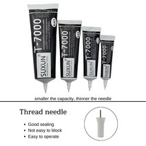 15ML 110ML 유니버설 접착제 T-7000 SUXUN 검은 색 접촉 전화 수리, 03 T7000 110ML 1PC