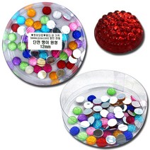쪼아닷컴 비즈 붙여서 사용하는 비즈공예, 통 단면 국화꽃 12mm