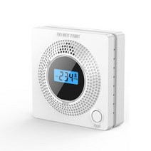 일산화탄소경보기 가스 감지기 측정기 CO 일산화탄소 가정용 경보 스마트 캠핑 1, 검은색