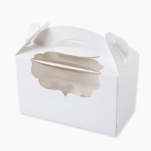 4345. 백색 머핀창박스(4구) - 1pc 머핀상자 무지