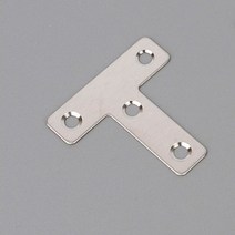 스텐평철 T자 10P 철판 나무 선반 가구 목공 연결 재료 보강재 철물 부자재, 사이즈, 80mm